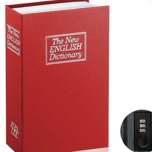 NWT Book Safe with combination lock